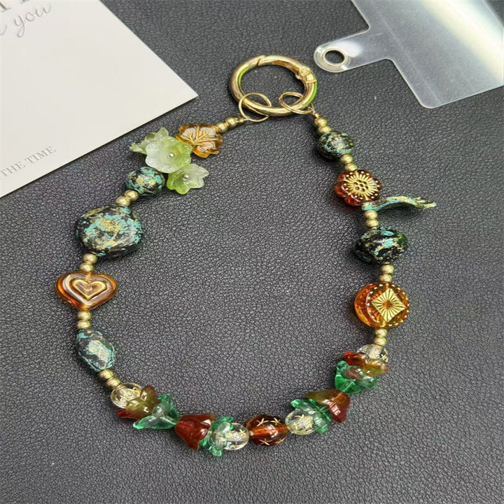 Decorative Beaded Charm Keychain Stornfield 1790135326