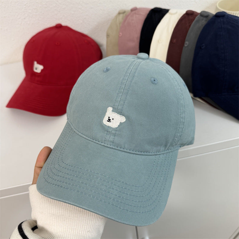 Women's Cute Embroidered Bear Cap Stornfield