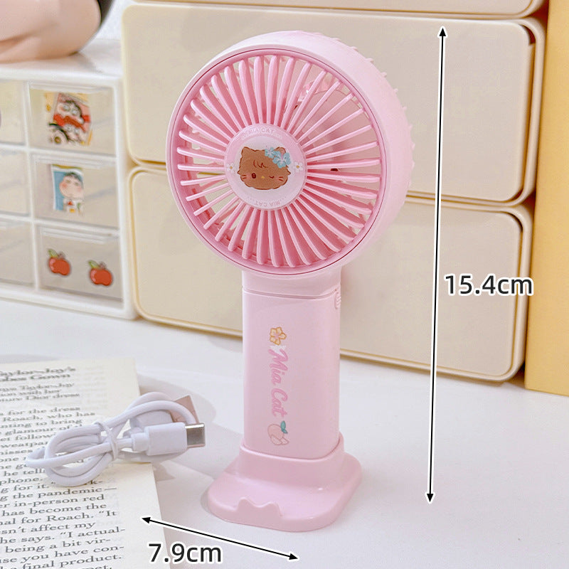 Ladies Portable Mini Fan with Cute Penguin Design Stornfield