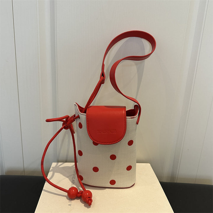 Dot Print Crossbody Bag