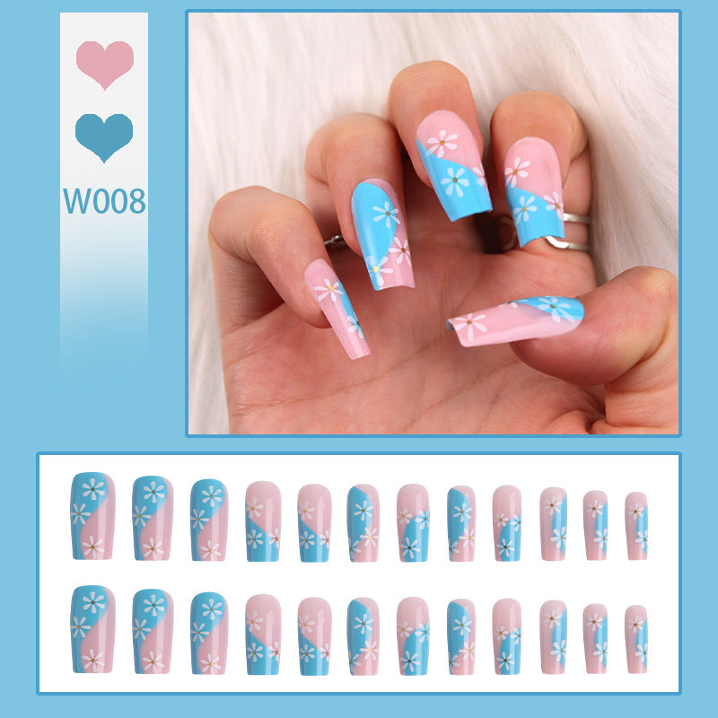 Artificial nails with delicate flower design Stornfield