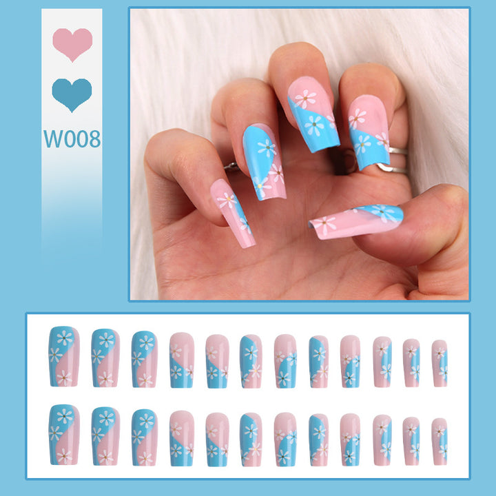 Artificial nails with delicate flower design Stornfield