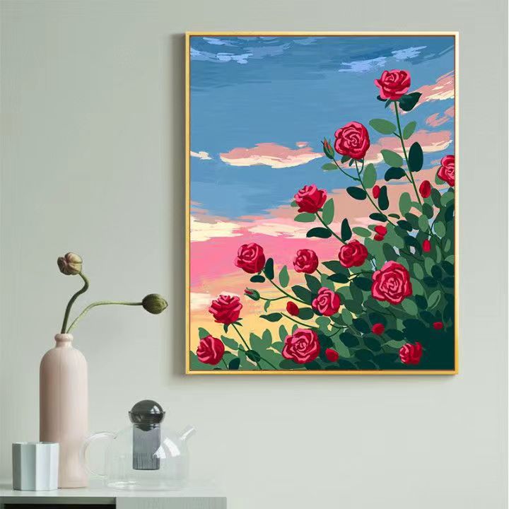 Sunflower-Themed Canvas Art Print Stornfield