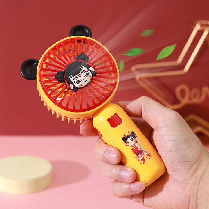 Women's Hand Fan with Cartoon Design Stornfield
