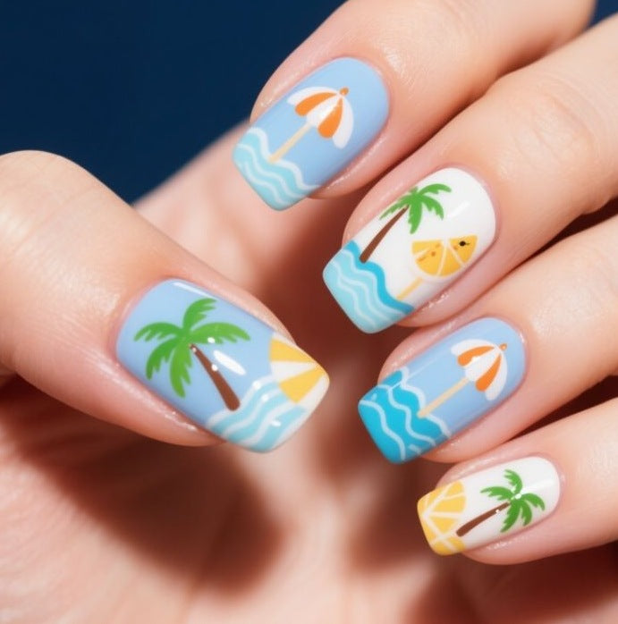Floral Gradient Nail Art Kit Stornfield
