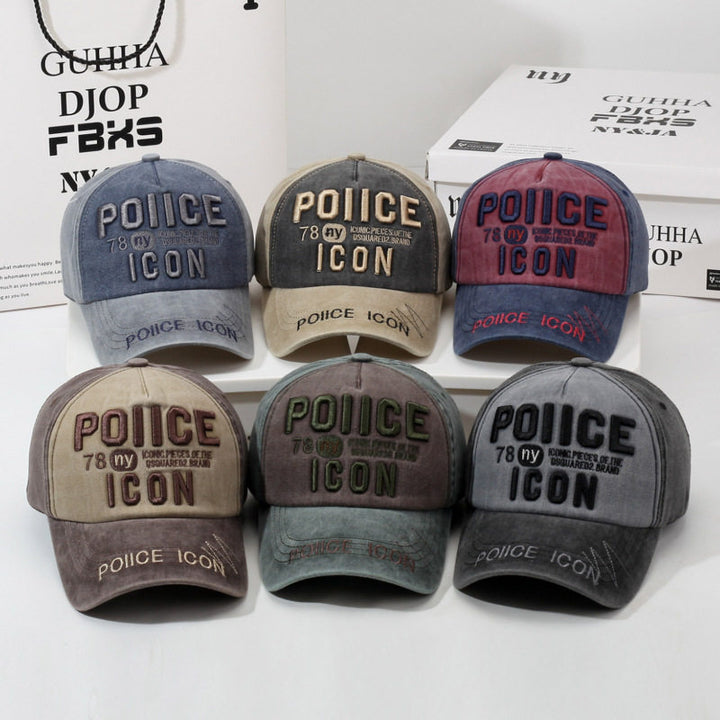 Men's Vintage-Inspired Embroidered Baseball Cap Stornfield
