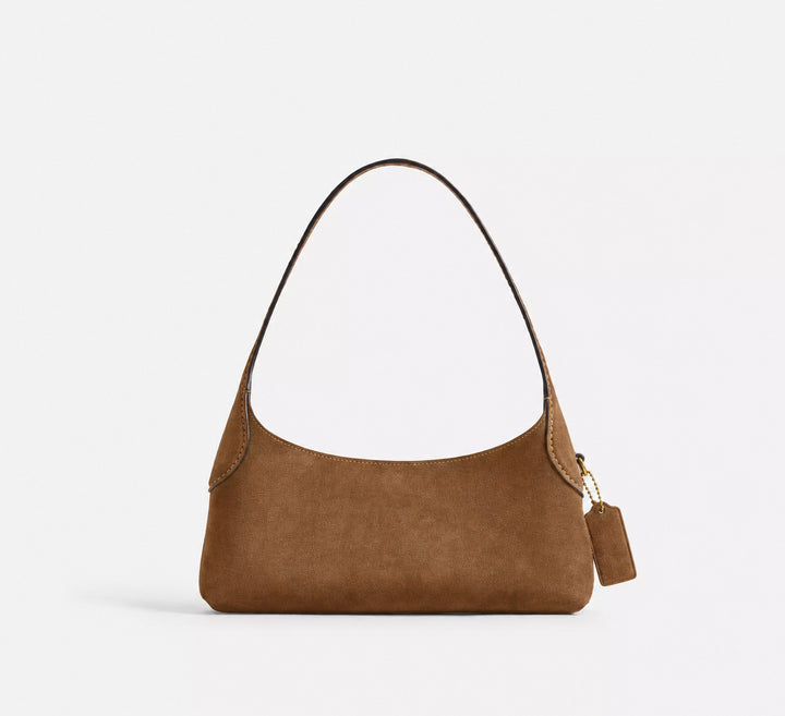 Elegant Suede Shoulder Purse