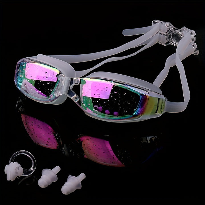 Swimming goggles with ergonomic design and adjustable head strap Stornfield