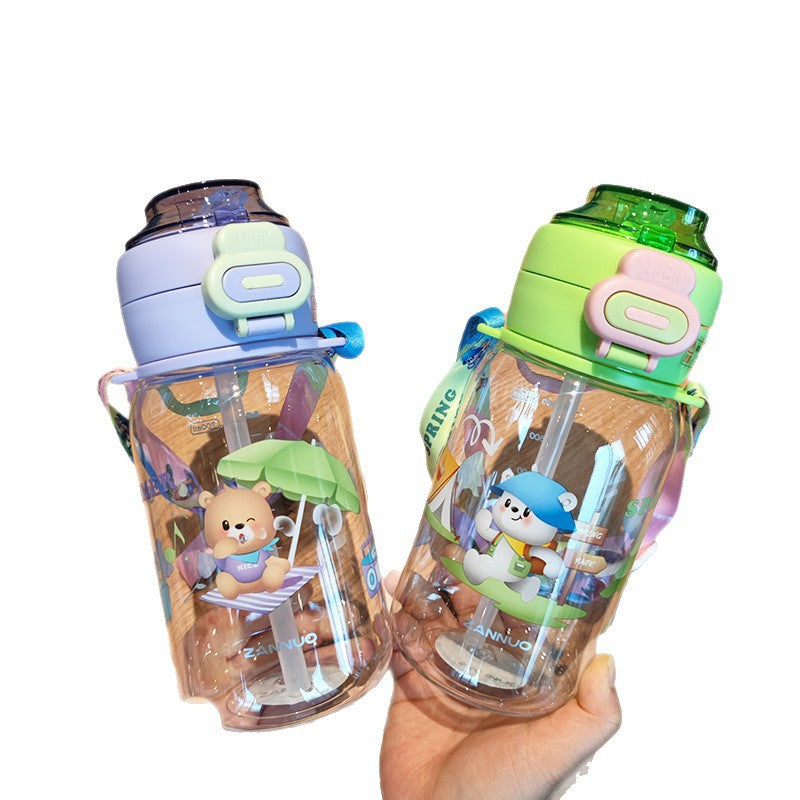 Women's creative water bottle with secure locking mechanism Stornfield