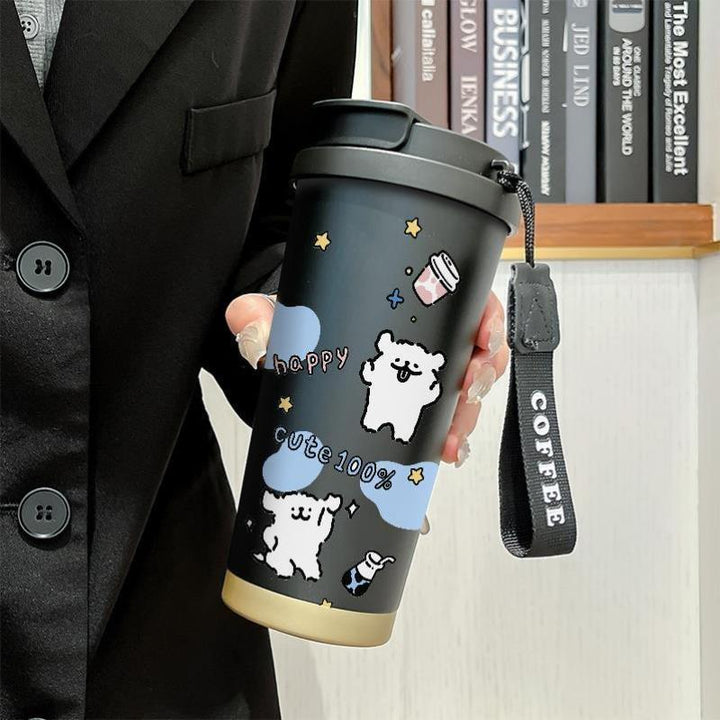 Ladies Insulated Coffee Mug with Funny Hello Kitty Design Stornfield