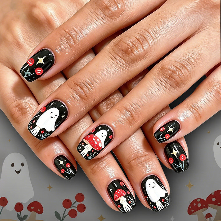 Playful Halloween-Themed Nail Art Set Stornfield