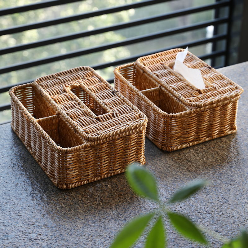Handwoven Multi-Compartment Storage Caddy Stornfield