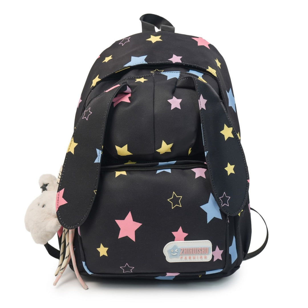 Cute Animal Ears Star Print School Backpack Stornfield