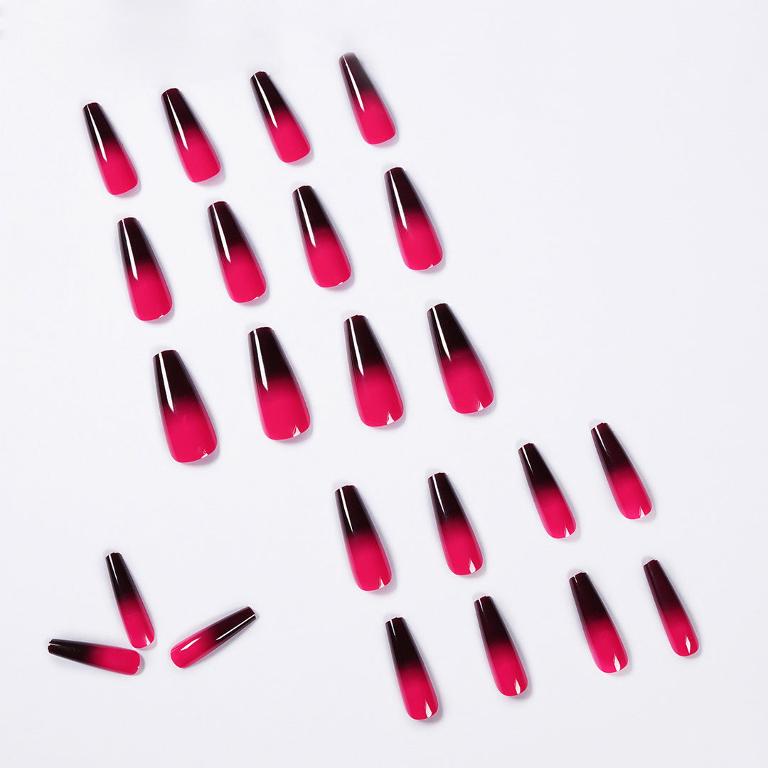 Artificial nail extensions with ombre effect Stornfield