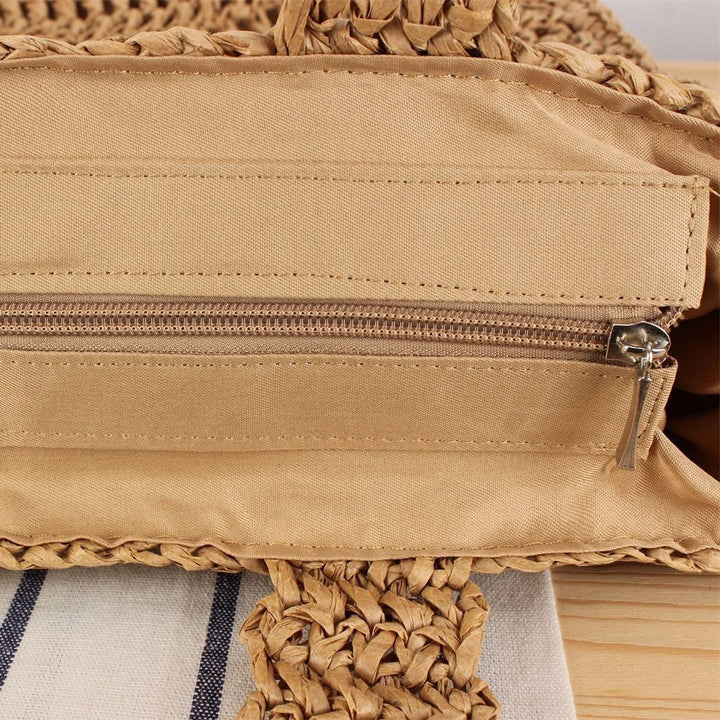 Braided Shopping Bag in Minimalistic Design Stornfield