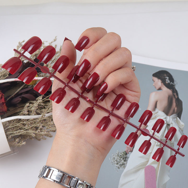 Natural Glossy Press-On Nail Tips Stornfield