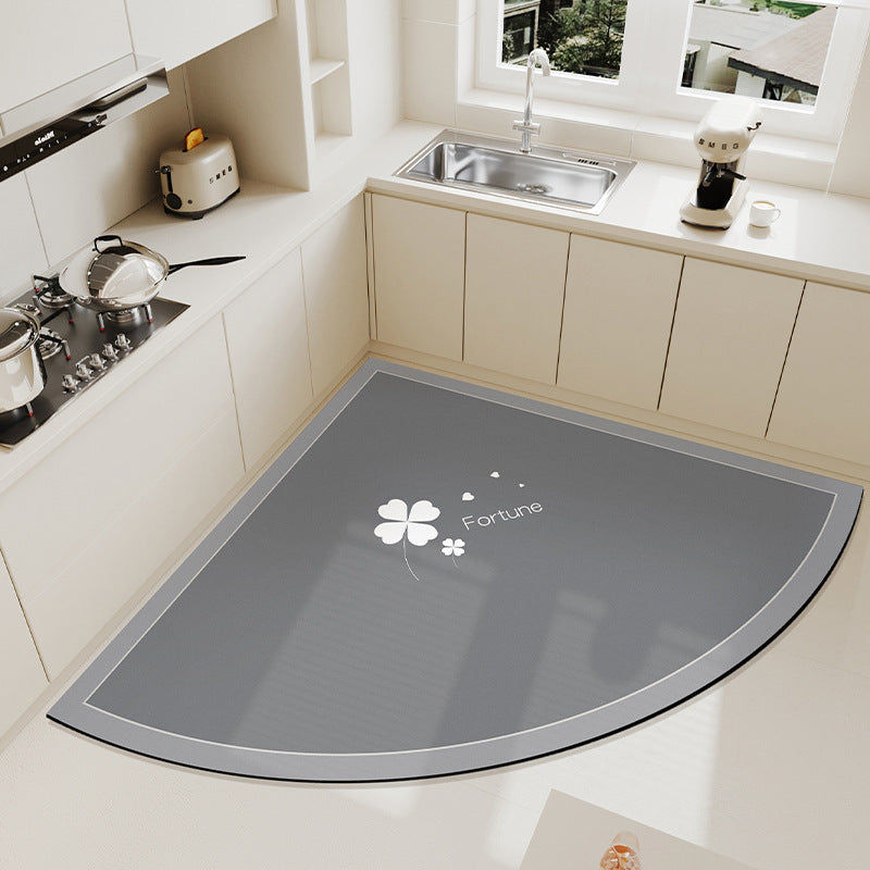 Heart-Shaped Kitchen Mat