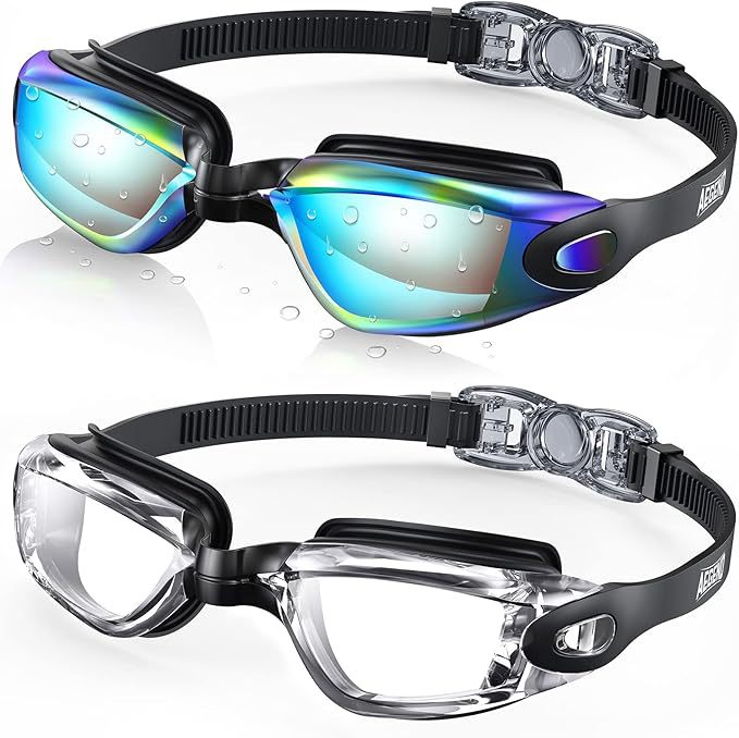 Swim goggles with adjustable head strap and anti-fog technology Stornfield