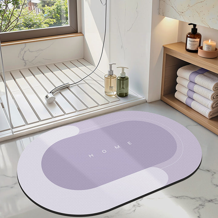 Modern Abstract Bathroom Mat