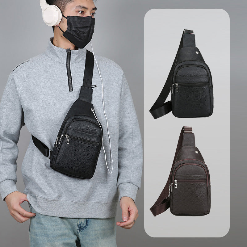 Premium Leather Sling Backpack Stornfield