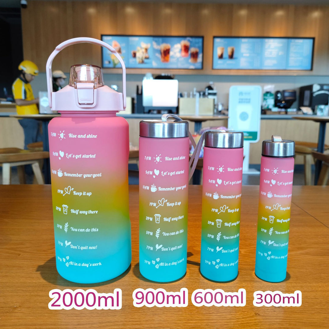 Ladies' Motivation Water Bottle with Time Scale and Ergonomic Design Stornfield