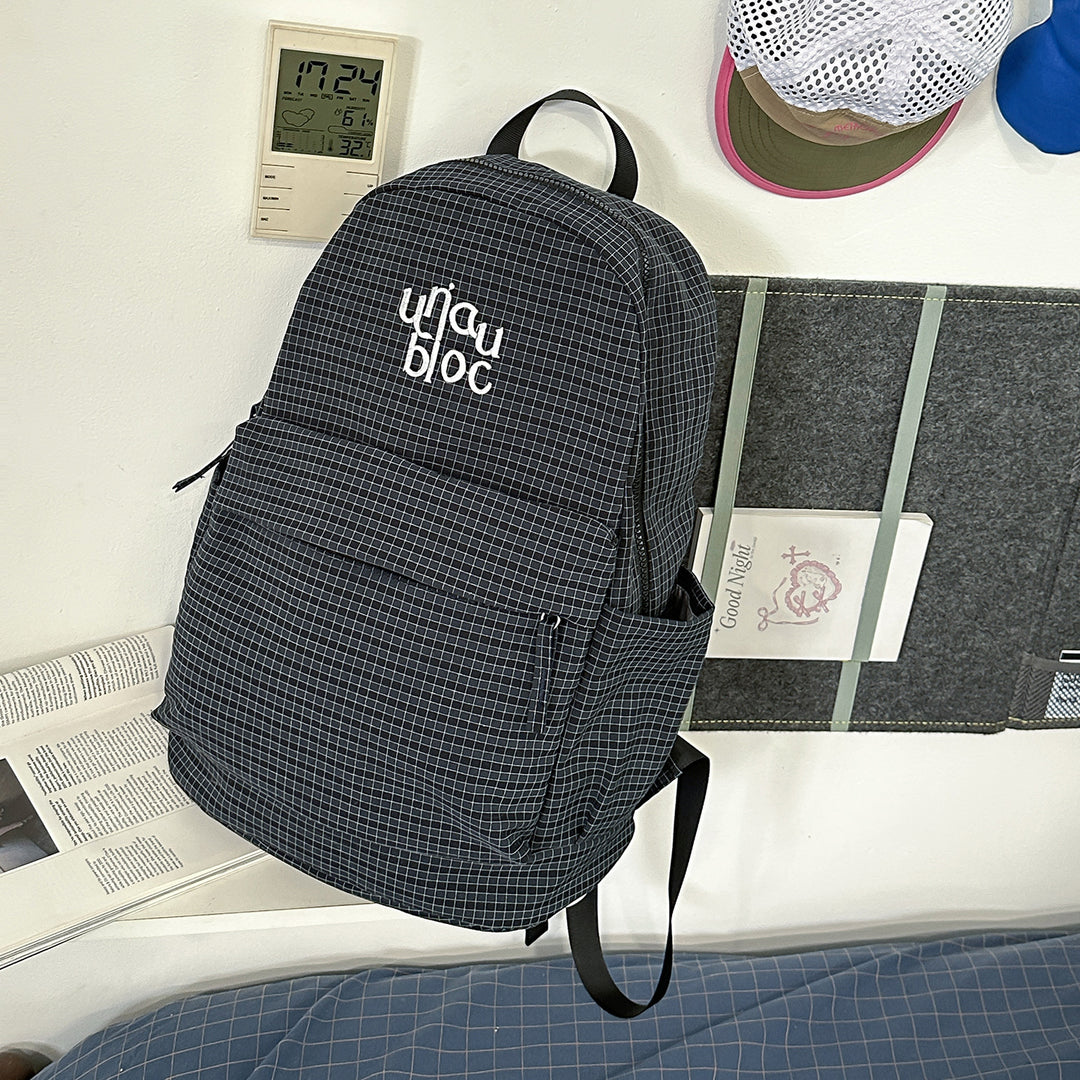 Stylish Checked Design Backpack Stornfield