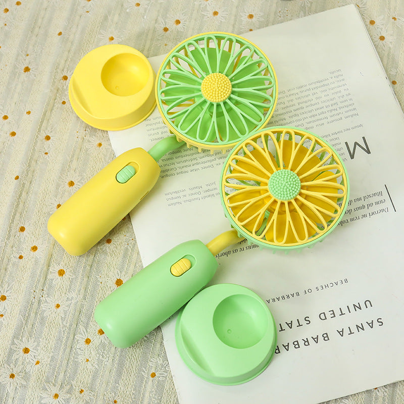 Women's portable table fan in playful flower design Stornfield
