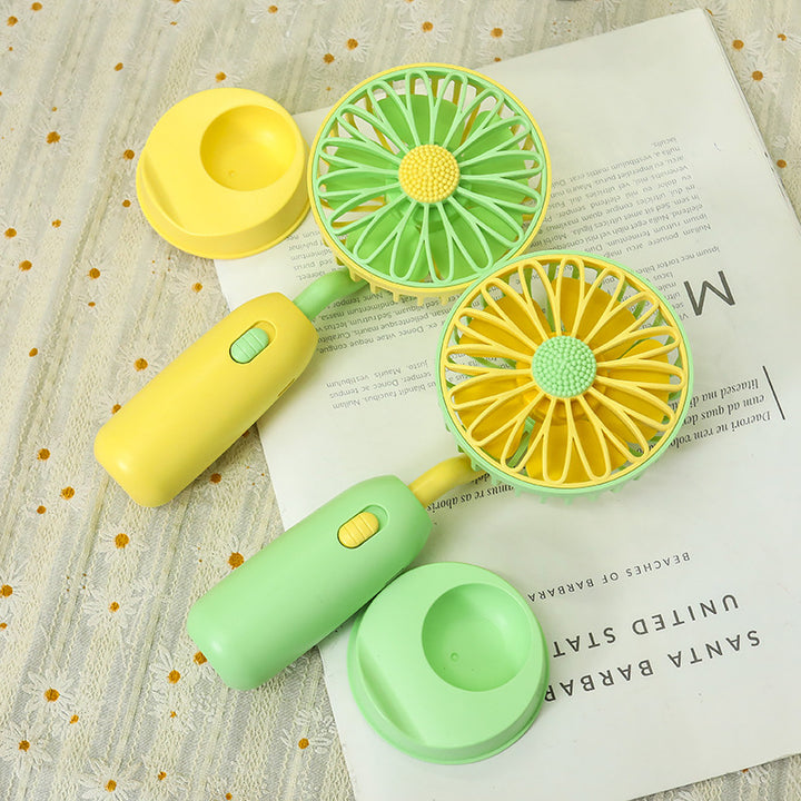 Women's portable table fan in playful flower design Stornfield