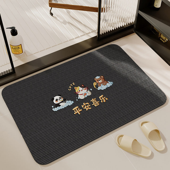 Textured Memory Foam Floor Mat