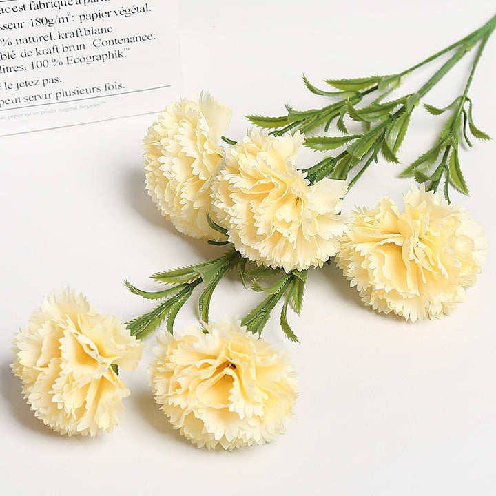 Realistic Floral Carnation Bouquet