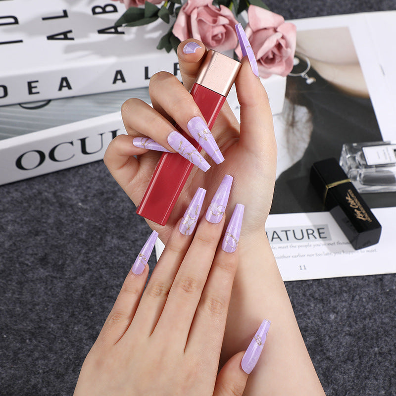Artificial nails in elegant geometric design Stornfield