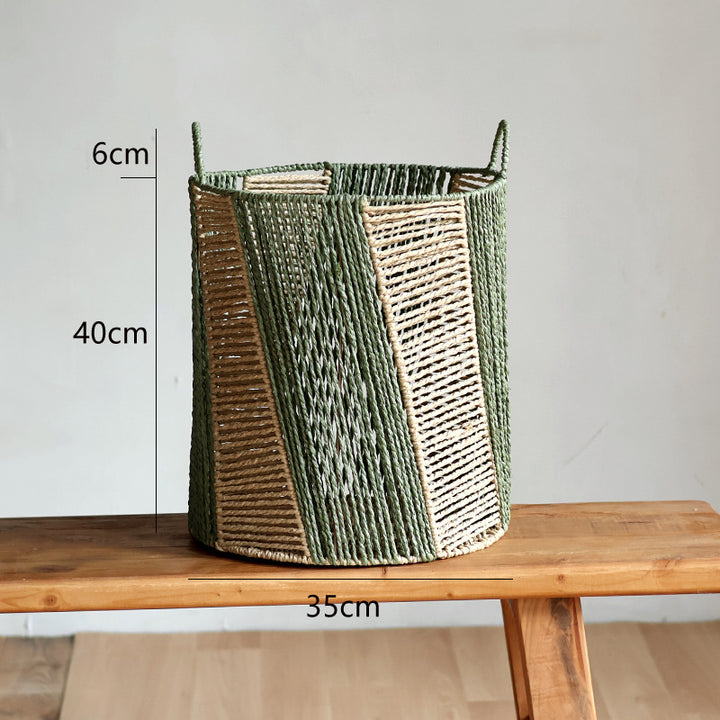 Handcrafted storage basket Stornfield