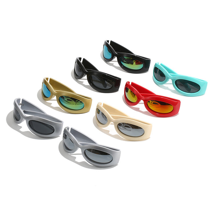 Ladies trendy sports sunglasses with aerodynamic design Stornfield
