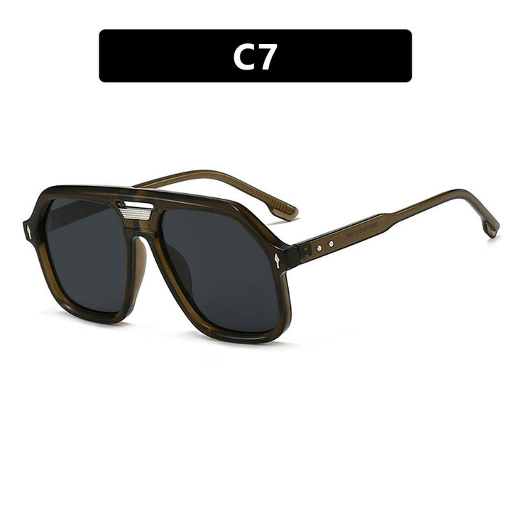 Women's oversized sunglasses with polygonal frame and UV protection Stornfield