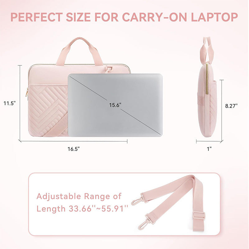 Padded Laptop Sleeve with Removable Shoulder Strap Stornfield