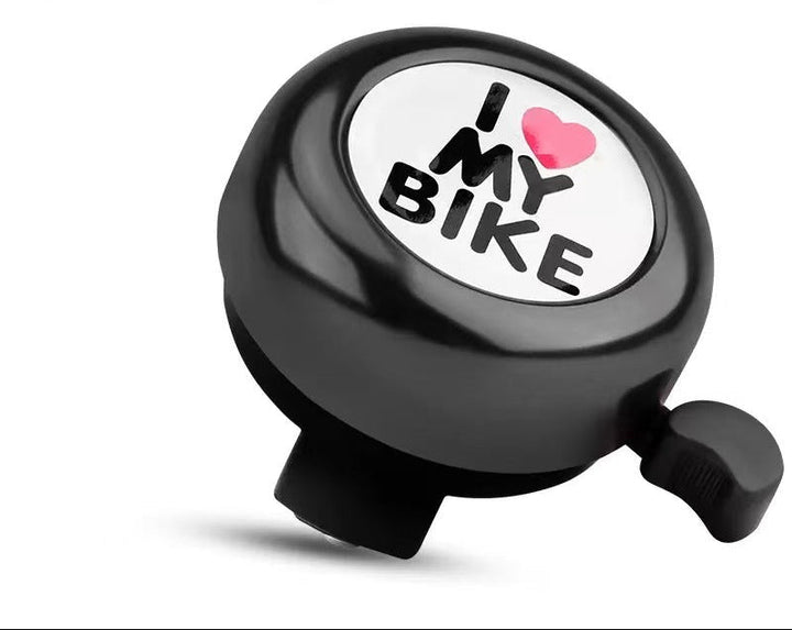 compact stainless steel handlebar bell with quick-release thumb lever Stornfield