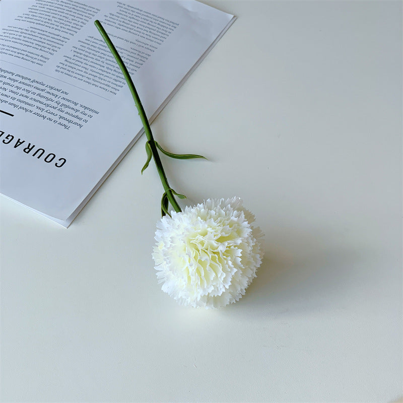 Faux Carnation Flower Stem