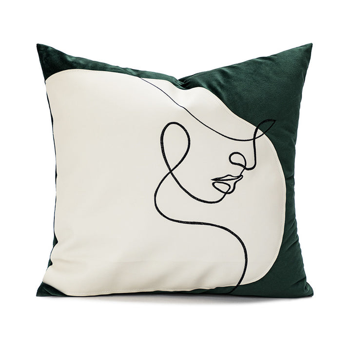 Women Decorative Pillowcase with modern minimalism and unique art design Stornfield