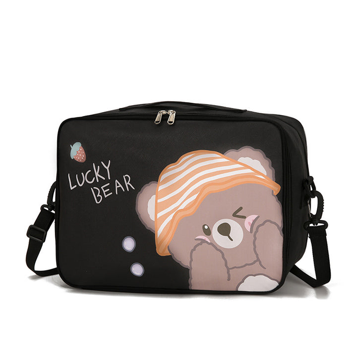 Cartoon Cat-Themed Travel Organizer
