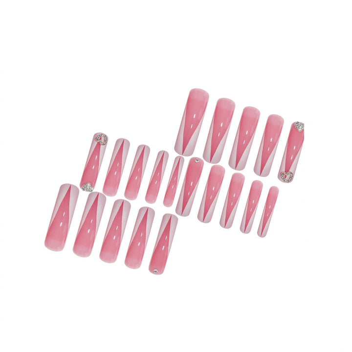 Elegant Sculpted Press-On Nail Set Stornfield