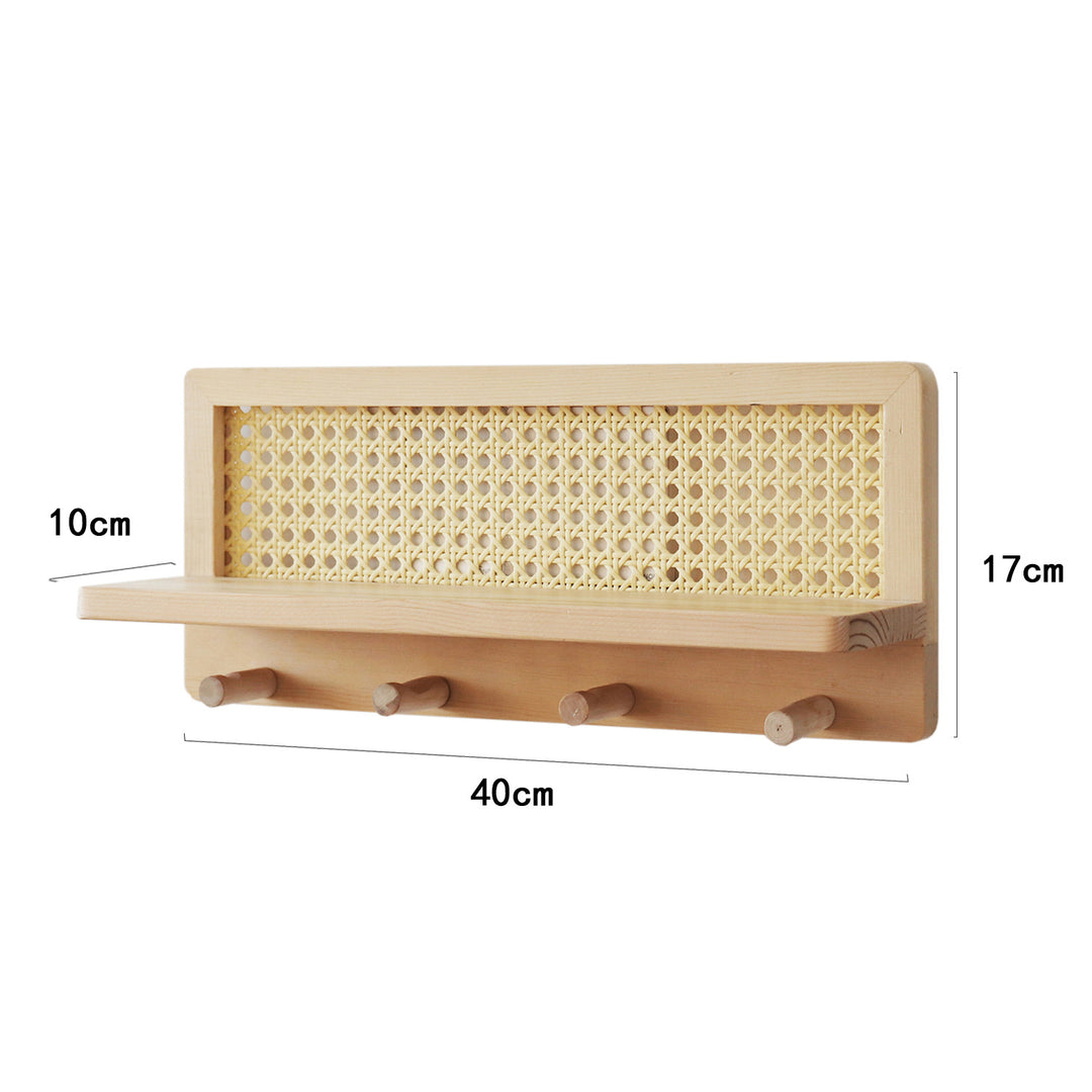 Wall-Mounted Wooden Storage Organizer Stornfield