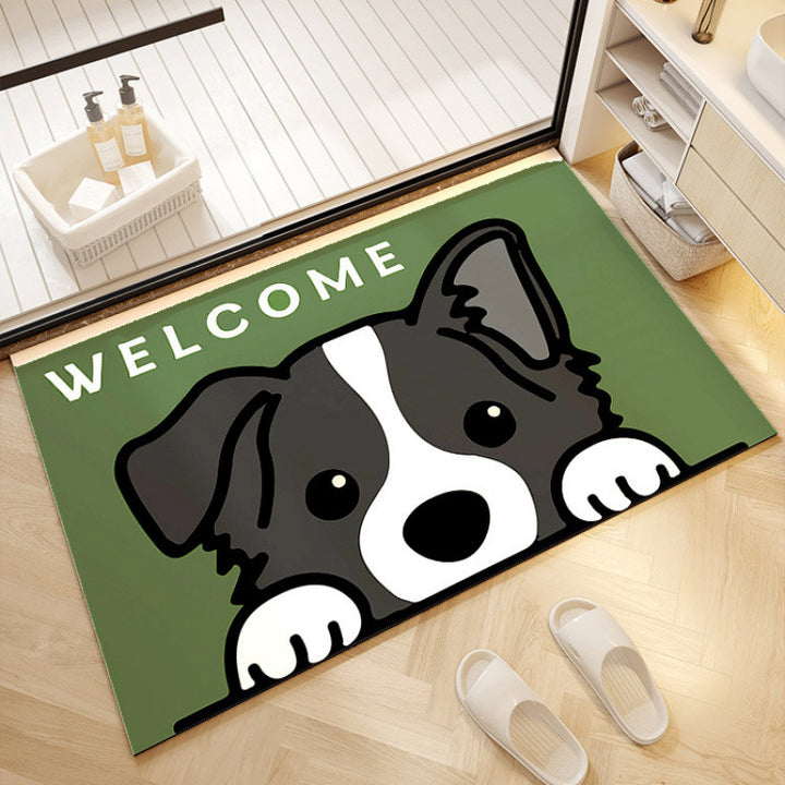 Playful Panda-Themed Welcome Mat Stornfield