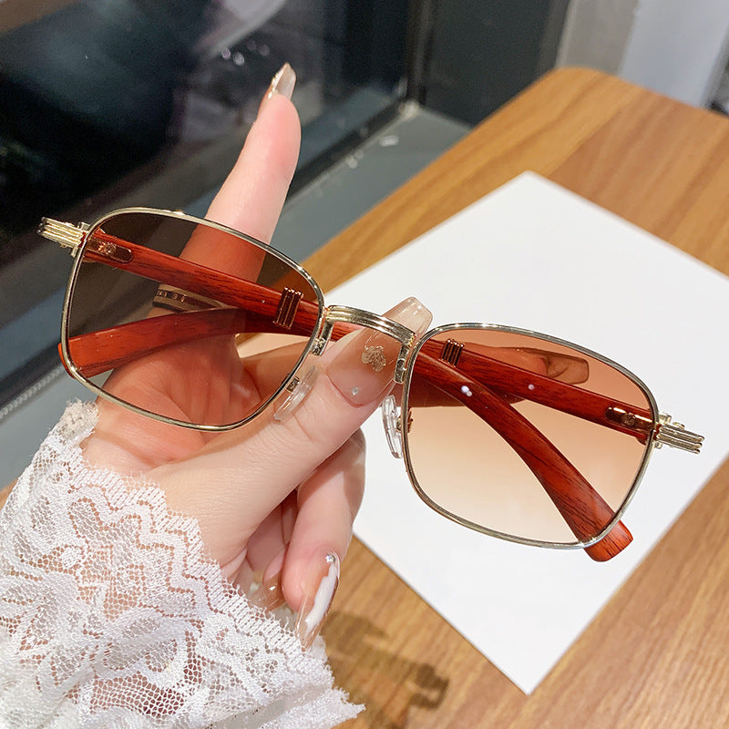 Ladies sunglasses with luxurious wooden frame Stornfield