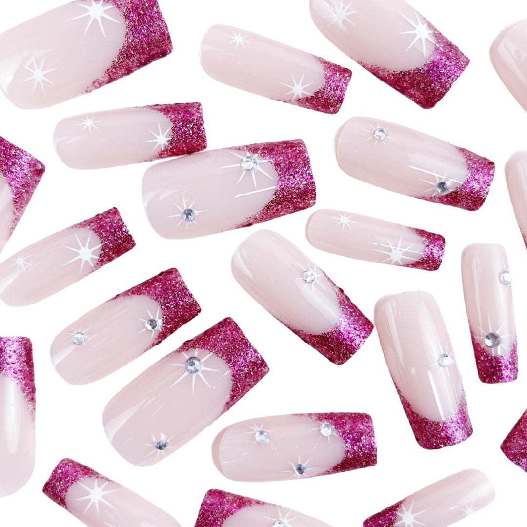 Sparkling Elegant Stiletto Nail Extensions Stornfield