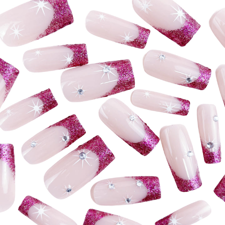 Sparkling Elegant Stiletto Nail Extensions Stornfield