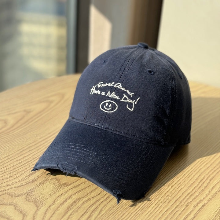 Women's Distressed Cotton Baseball Cap Stornfield 1784270914