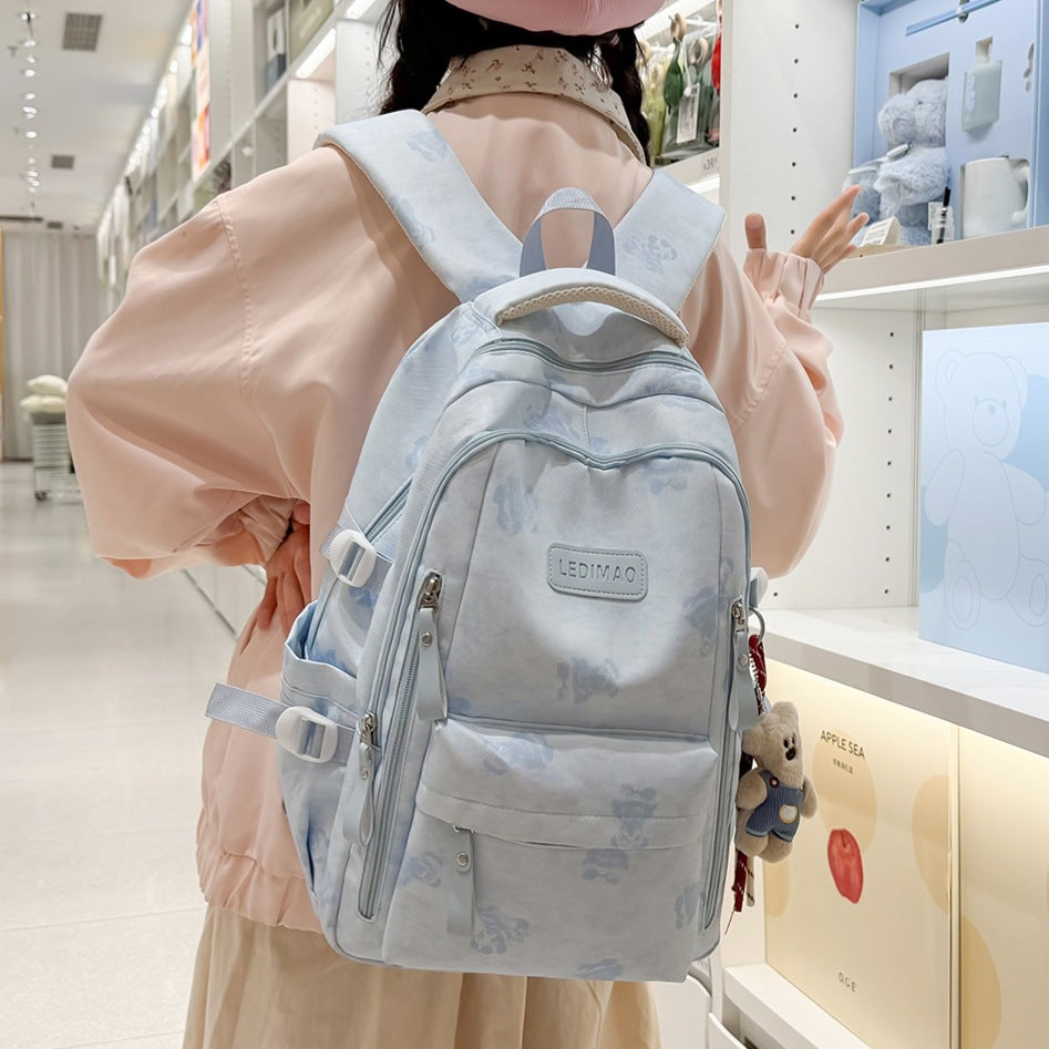 Casual Multi-Compartment School Backpack Stornfield