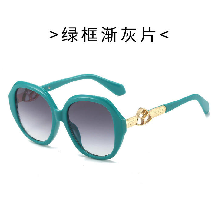 Women's Oversized Sunglasses with Golden Accents Stornfield