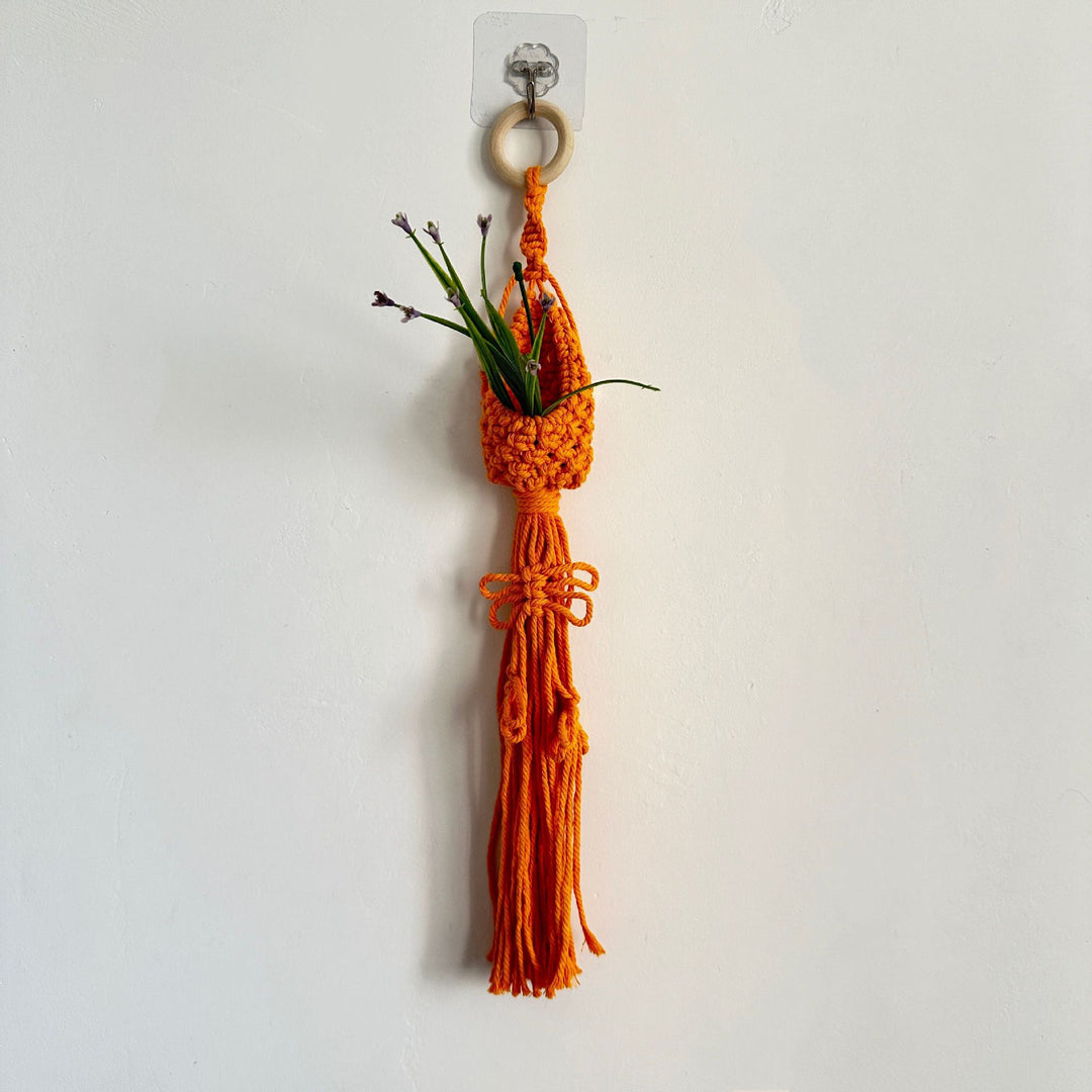 Macrame Plant Hanger with Decorative Tassels Stornfield