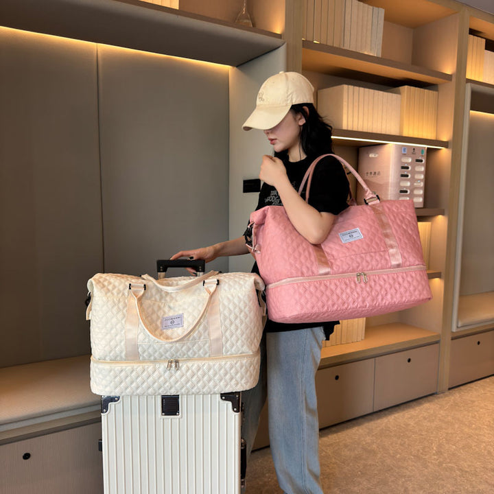 Stylish Quilted Travel Duffel Stornfield